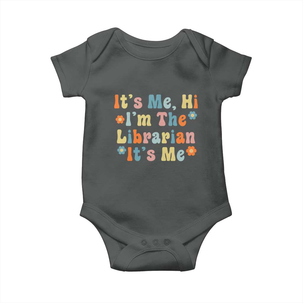 It's Me Hi I'm The Librarian Summer Reading Baby Onesie Funny Back to School
