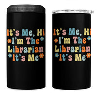 It's Me Hi I'm The Librarian Summer Reading 4 in 1 Can Cooler Tumbler Funny Back to School