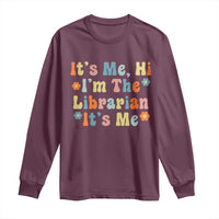It's Me Hi I'm The Librarian Summer Reading Long Sleeve Shirt Funny Back to School