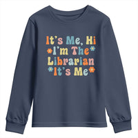 It's Me Hi I'm The Librarian Summer Reading Youth Sweatshirt Funny Back to School