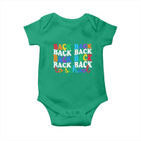 Groovy Back To School Baby Onesie First Day of School Colorful Teacher Student Kids