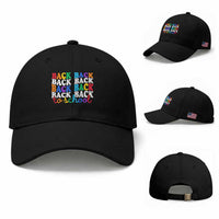 Groovy Back To School Baseball Cap First Day of School Colorful Teacher Student Kids