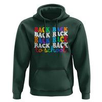 Groovy Back To School Hoodie First Day of School Colorful Teacher Student Kids