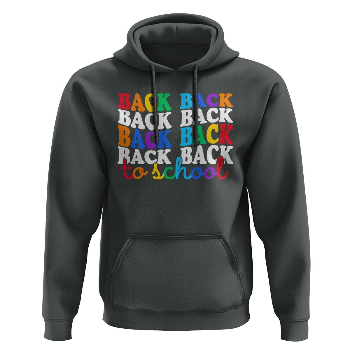 Groovy Back To School Hoodie First Day of School Colorful Teacher Student Kids