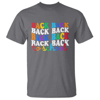 Groovy Back To School T Shirt First Day of School Colorful Teacher Student Kids