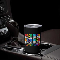 Groovy Back To School Tumbler Cup First Day of School Colorful Teacher Student Kids