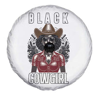 Black Cowgirl Rodeo Spare Tire Cover African American Western Country Texas - Wonder Print Shop