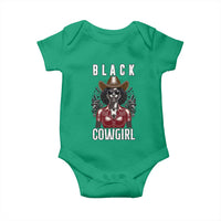 Black Cowgirl Rodeo Baby Onesie African American Western Country Texas - Wonder Print Shop