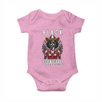Black Cowgirl Rodeo Baby Onesie African American Western Country Texas - Wonder Print Shop
