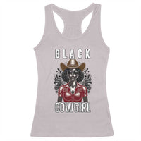 Black Cowgirl Rodeo Racerback Tank Top African American Western Country Texas - Wonder Print Shop
