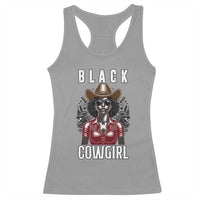 Black Cowgirl Rodeo Racerback Tank Top African American Western Country Texas - Wonder Print Shop