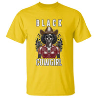 Black Cowgirl Rodeo T Shirt African American Western Country Texas - Wonder Print Shop