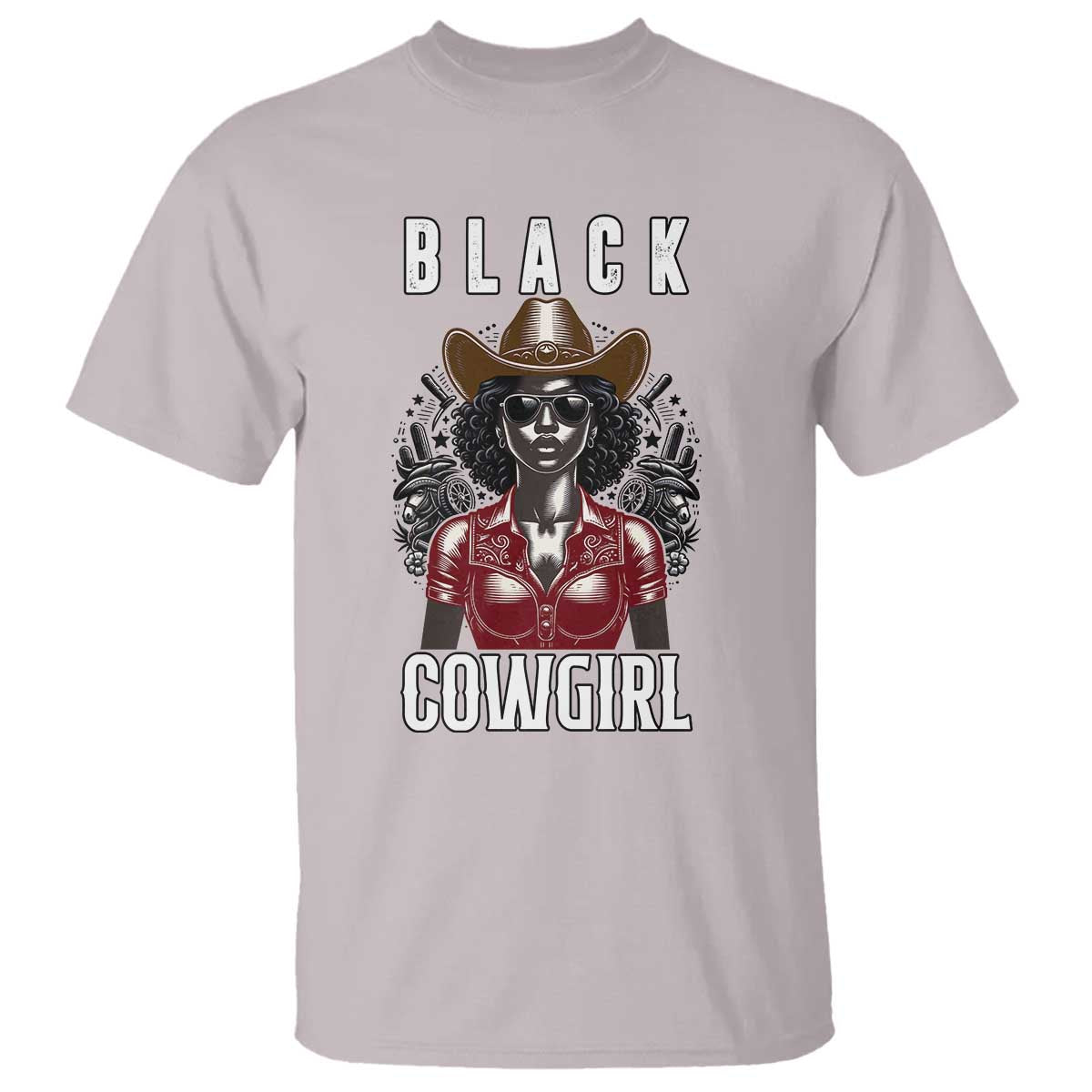 Black Cowgirl Rodeo T Shirt African American Western Country Texas - Wonder Print Shop