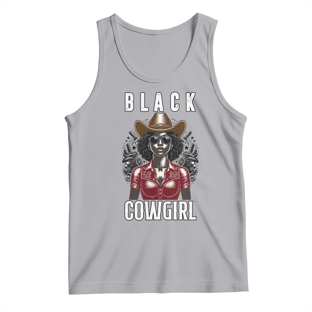Black Cowgirl Rodeo Tank Top African American Western Country Texas - Wonder Print Shop