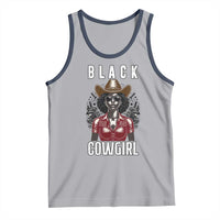 Black Cowgirl Rodeo Tank Top African American Western Country Texas - Wonder Print Shop