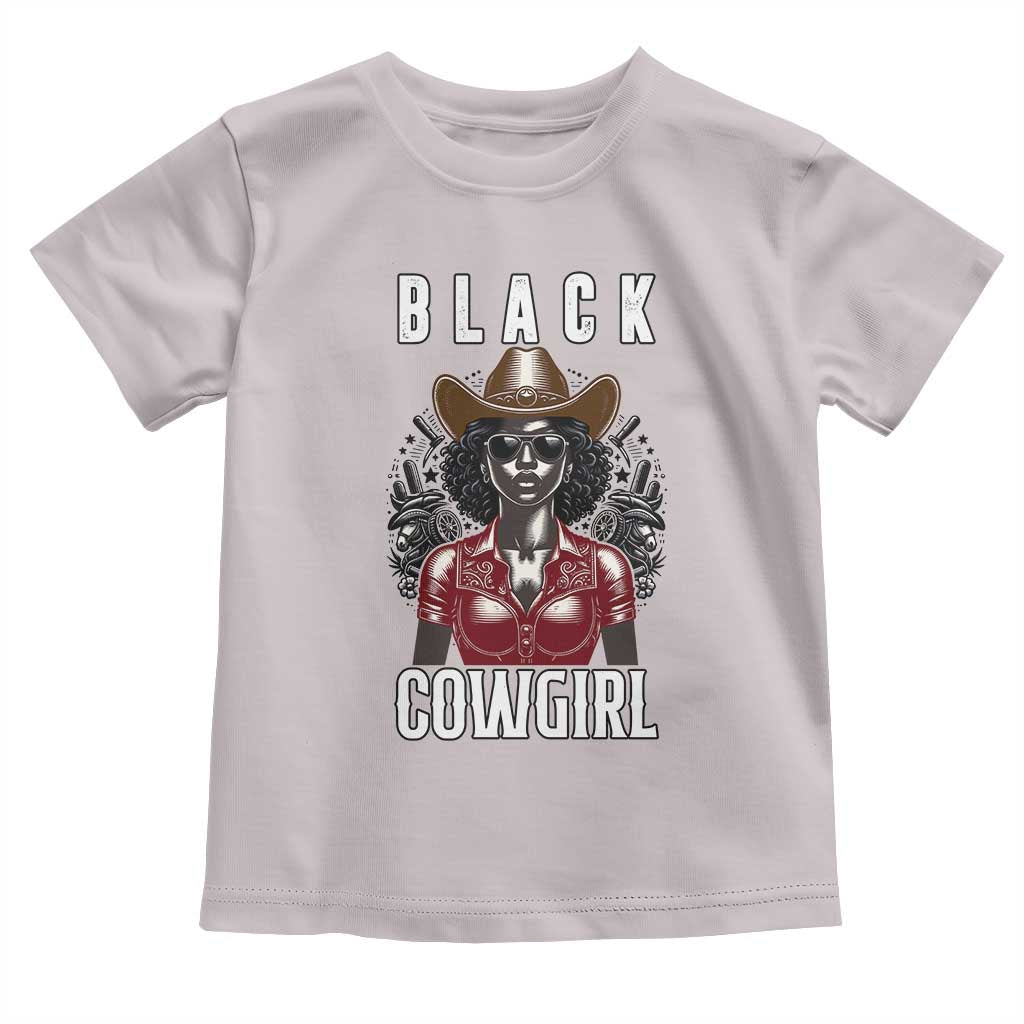 Black Cowgirl Rodeo Toddler T Shirt African American Western Country Texas - Wonder Print Shop