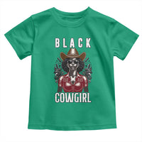 Black Cowgirl Rodeo Toddler T Shirt African American Western Country Texas - Wonder Print Shop