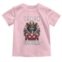 Black Cowgirl Rodeo Toddler T Shirt African American Western Country Texas - Wonder Print Shop