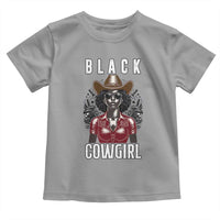 Black Cowgirl Rodeo Toddler T Shirt African American Western Country Texas - Wonder Print Shop