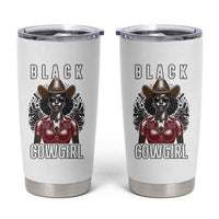 Black Cowgirl Rodeo Tumbler Cup African American Western Country Texas