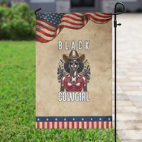 Black Cowgirl Rodeo Garden Flag African American Western Country Texas