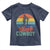 Black Cowboy Sunset Toddler T Shirt Western Rodeo Cross - Wonder Print Shop