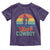 Black Cowboy Sunset Toddler T Shirt Western Rodeo Cross - Wonder Print Shop