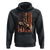 Black Cowboy Bull Rider Hoodie Western Rodeo Patriotic American Flag - Wonder Print Shop