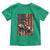 Black Cowboy Bull Rider Toddler T Shirt Western Rodeo Patriotic American Flag - Wonder Print Shop