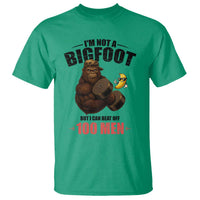 Funny Bigfoot Gym T Shirt I Am Not A Bigfoot But I Can Beat Off 100 Men - Wonder Print Shop