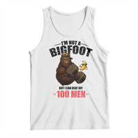 Funny Bigfoot Gym Tank Top I Am Not A Bigfoot But I Can Beat Off 100 Men - Wonder Print Shop
