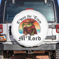 Funny Frog Knight Spare Tire Cover T'was The 'Tism M'Lord Medieval Knight - Wonder Print Shop