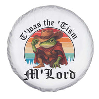 Funny Frog Knight Spare Tire Cover T'was The 'Tism M'Lord Medieval Knight - Wonder Print Shop