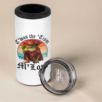 Funny Frog Knight 4 in 1 Can Cooler Tumbler T'was The 'Tism M'Lord Medieval Knight