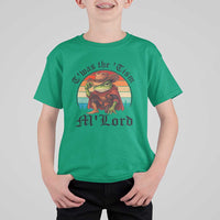 Funny Frog Knight T Shirt For Kid T'was The 'Tism M'Lord Medieval Knight - Wonder Print Shop