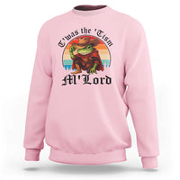 Funny Frog Knight Sweatshirt T'was The 'Tism M'Lord Medieval Knight - Wonder Print Shop