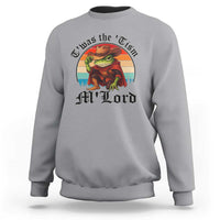 Funny Frog Knight Sweatshirt T'was The 'Tism M'Lord Medieval Knight - Wonder Print Shop