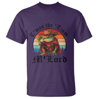 Funny Frog Knight T Shirt T'was The 'Tism M'Lord Medieval Knight - Wonder Print Shop