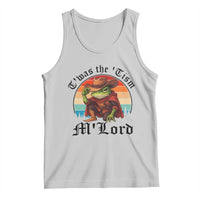 Funny Frog Knight Tank Top T'was The 'Tism M'Lord Medieval Knight - Wonder Print Shop