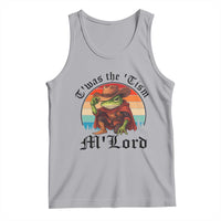Funny Frog Knight Tank Top T'was The 'Tism M'Lord Medieval Knight - Wonder Print Shop