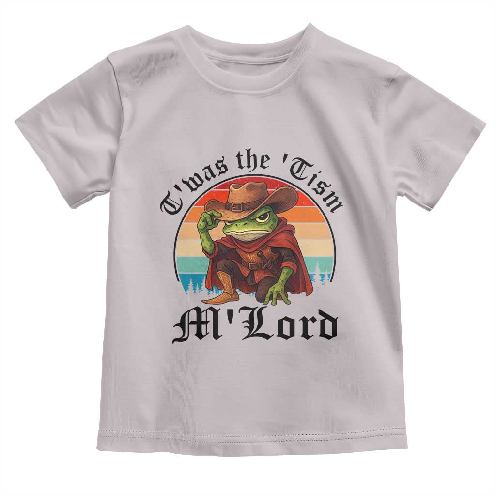 Funny Frog Knight Toddler T Shirt T'was The 'Tism M'Lord Medieval Knight - Wonder Print Shop