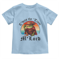 Funny Frog Knight Toddler T Shirt T'was The 'Tism M'Lord Medieval Knight - Wonder Print Shop