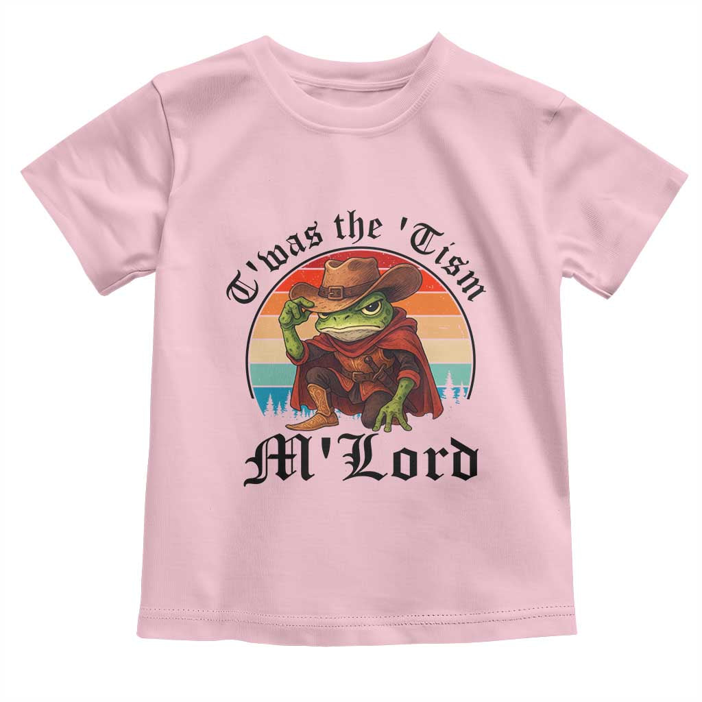 Funny Frog Knight Toddler T Shirt T'was The 'Tism M'Lord Medieval Knight - Wonder Print Shop