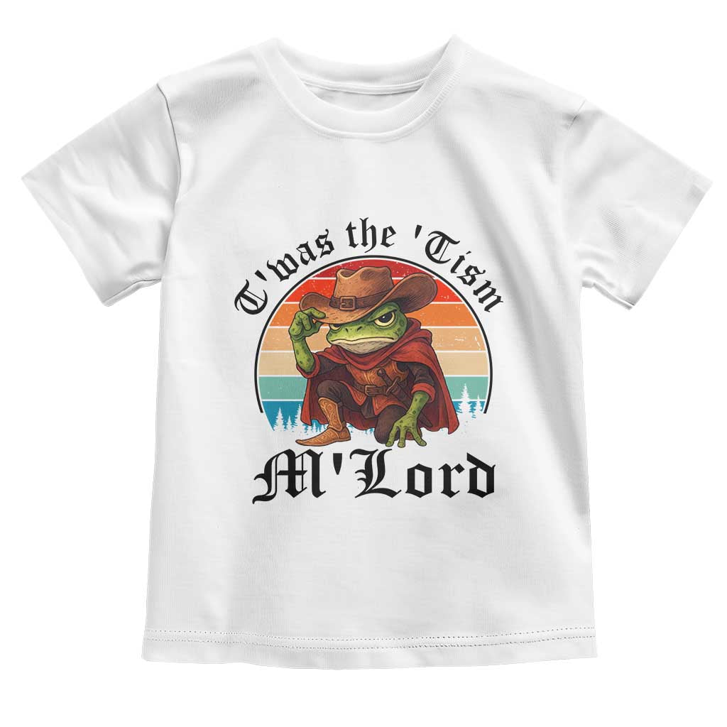 Funny Frog Knight Toddler T Shirt T'was The 'Tism M'Lord Medieval Knight - Wonder Print Shop
