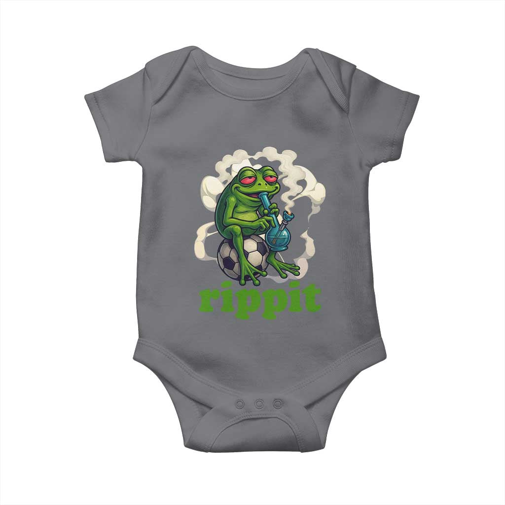 Rippit Stoner Frog Baby Onesie Smoking Weed Pot Marijuana Cannabis 420 - Wonder Print Shop