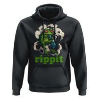 Rippit Stoner Frog Hoodie Smoking Weed Pot Marijuana Cannabis 420 - Wonder Print Shop