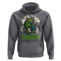 Rippit Stoner Frog Hoodie Smoking Weed Pot Marijuana Cannabis 420 - Wonder Print Shop
