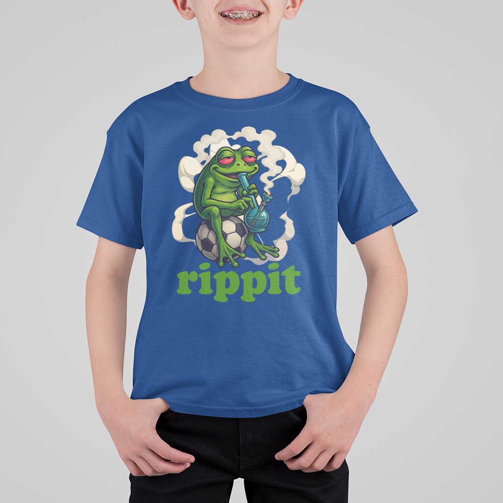 Rippit Stoner Frog T Shirt For Kid Smoking Weed Pot Marijuana Cannabis 420 - Wonder Print Shop