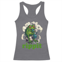 Rippit Stoner Frog Racerback Tank Top Smoking Weed Pot Marijuana Cannabis 420 - Wonder Print Shop