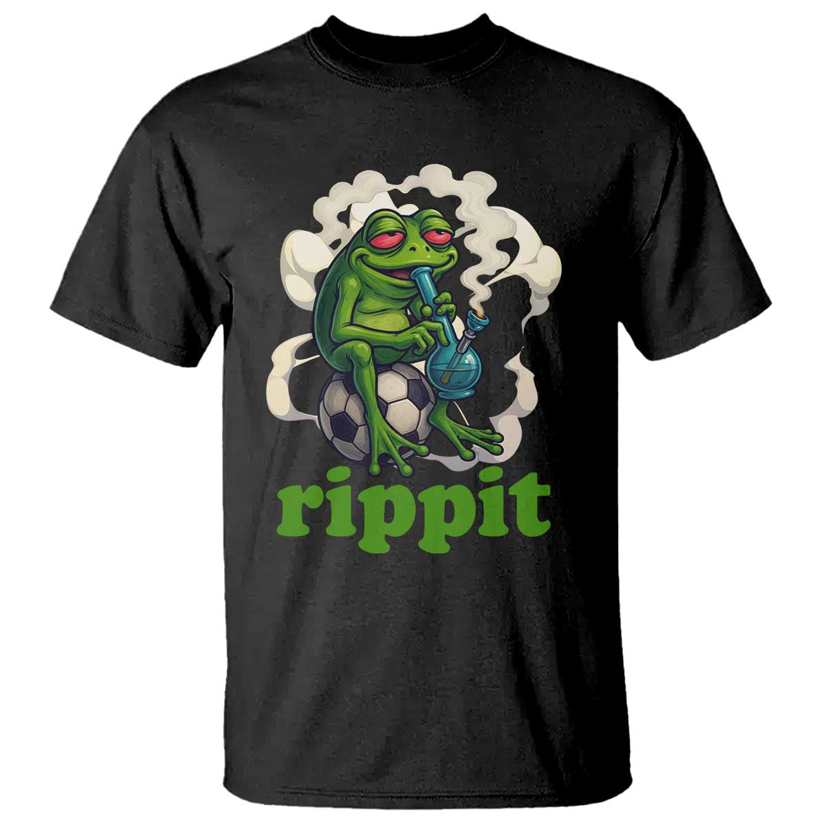 Rippit Stoner Frog T Shirt Smoking Weed Pot Marijuana Cannabis 420 - Wonder Print Shop